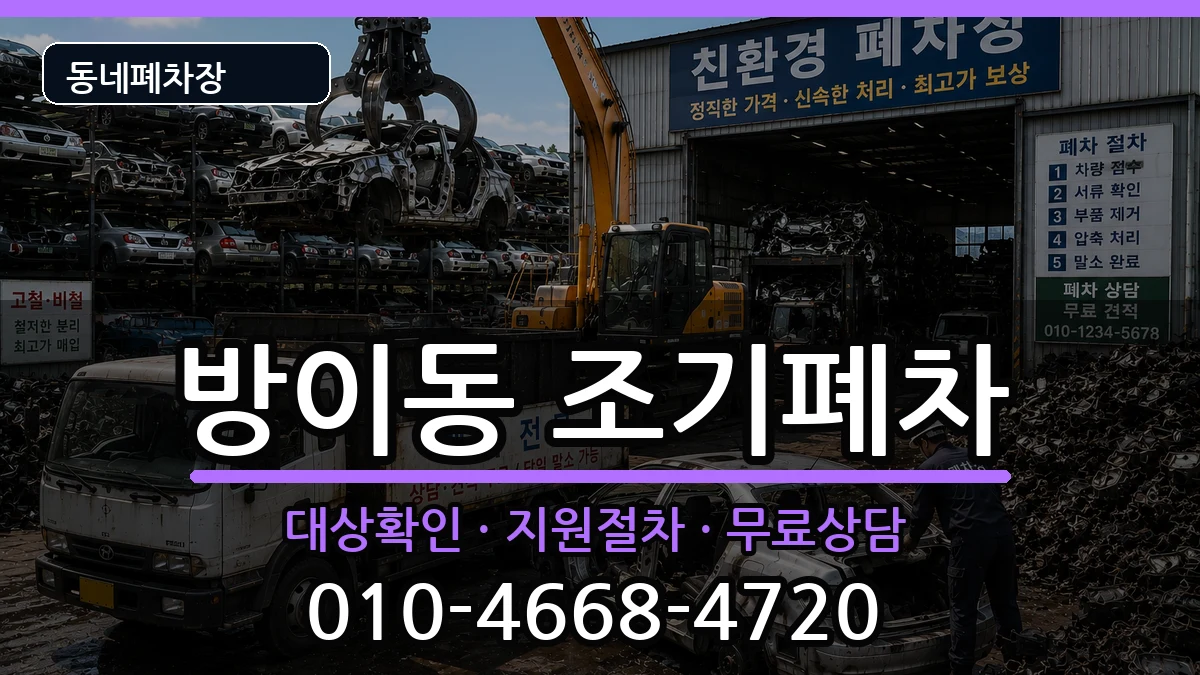서울특별시송파구방이동 조기폐차 차량 처리 안내 이미지 3