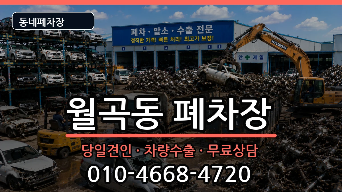 서울특별시성북구월곡동  폐차 비용형