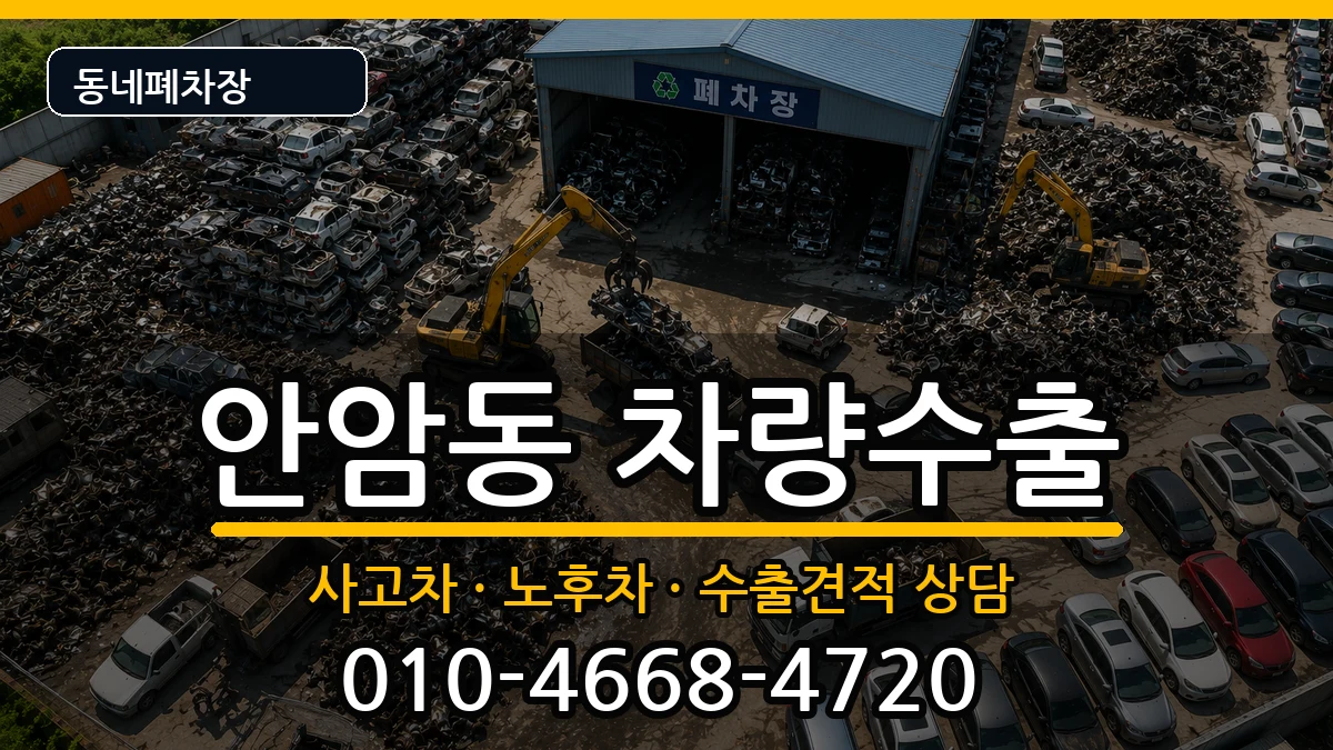 서울특별시성북구안암동 차량수출 차량 처리 안내 이미지 1