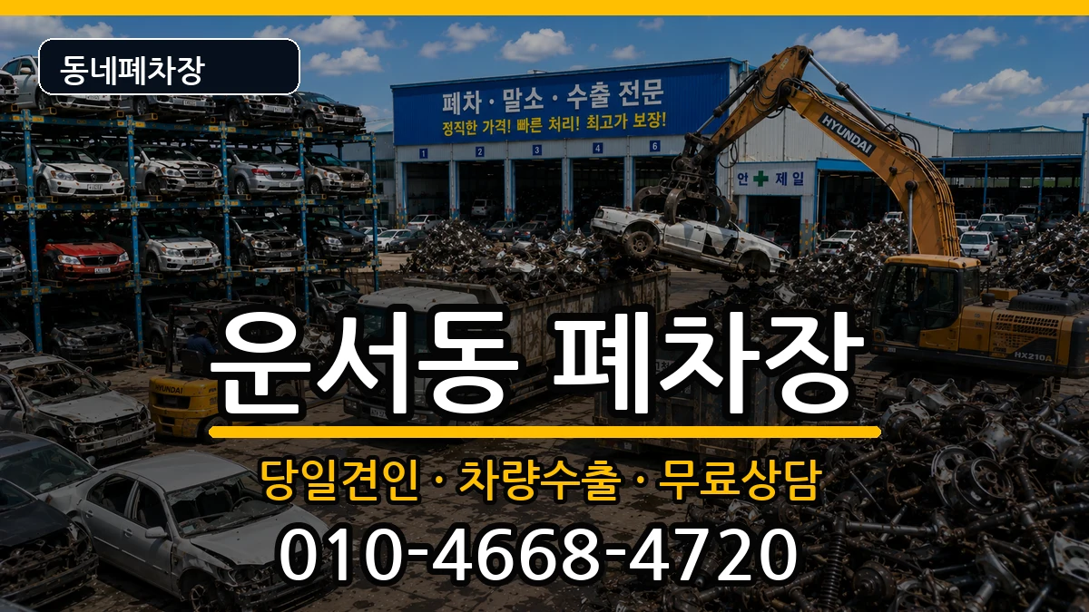 인천광역시중구운서동 폐차 인천광역시중구운서동 폐차 차량 처리 안내 이미지 2