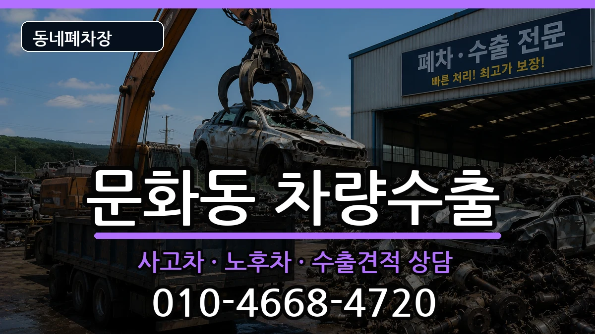 경상남도창원시마산합포구문화동 차량수출 차량 처리 안내 이미지 1