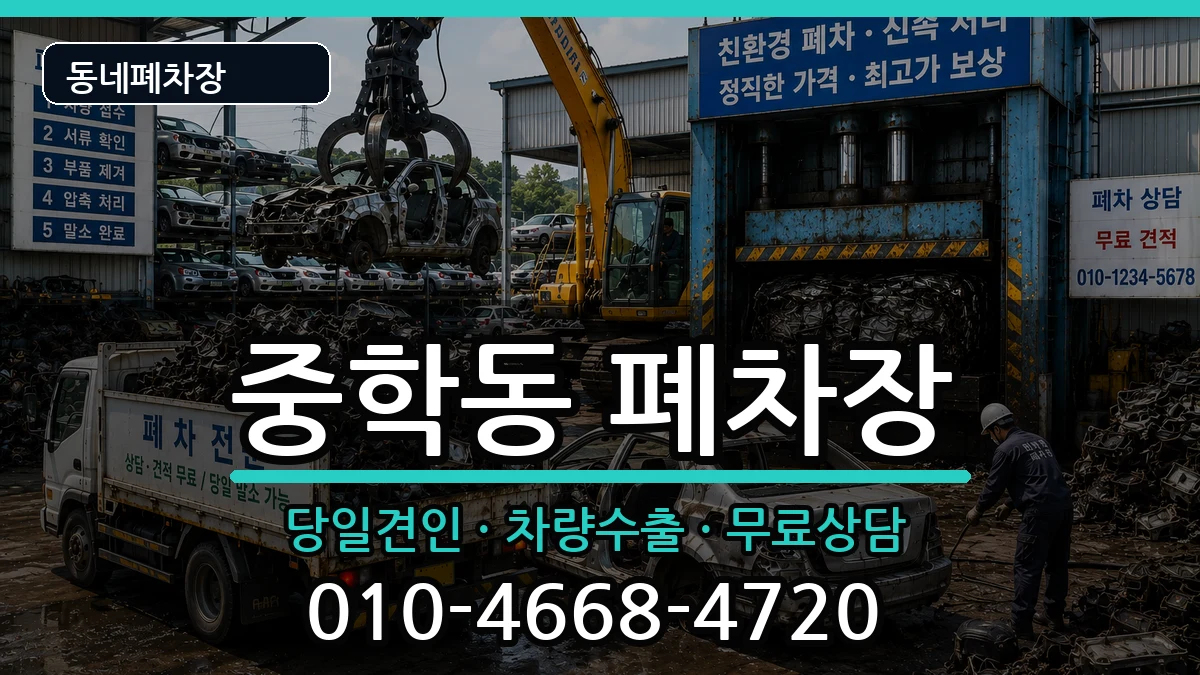 충청남도공주시중학동 폐차 충청남도공주시중학동 폐차 차량 처리 안내 이미지 1