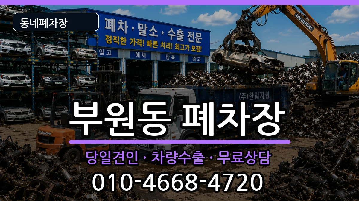 경상남도김해시부원동 폐차 차량 처리 안내 이미지 1