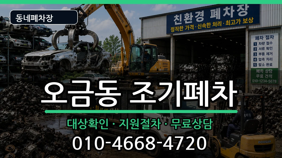 서울특별시송파구오금동 조기폐차 차량 처리 안내 이미지 2