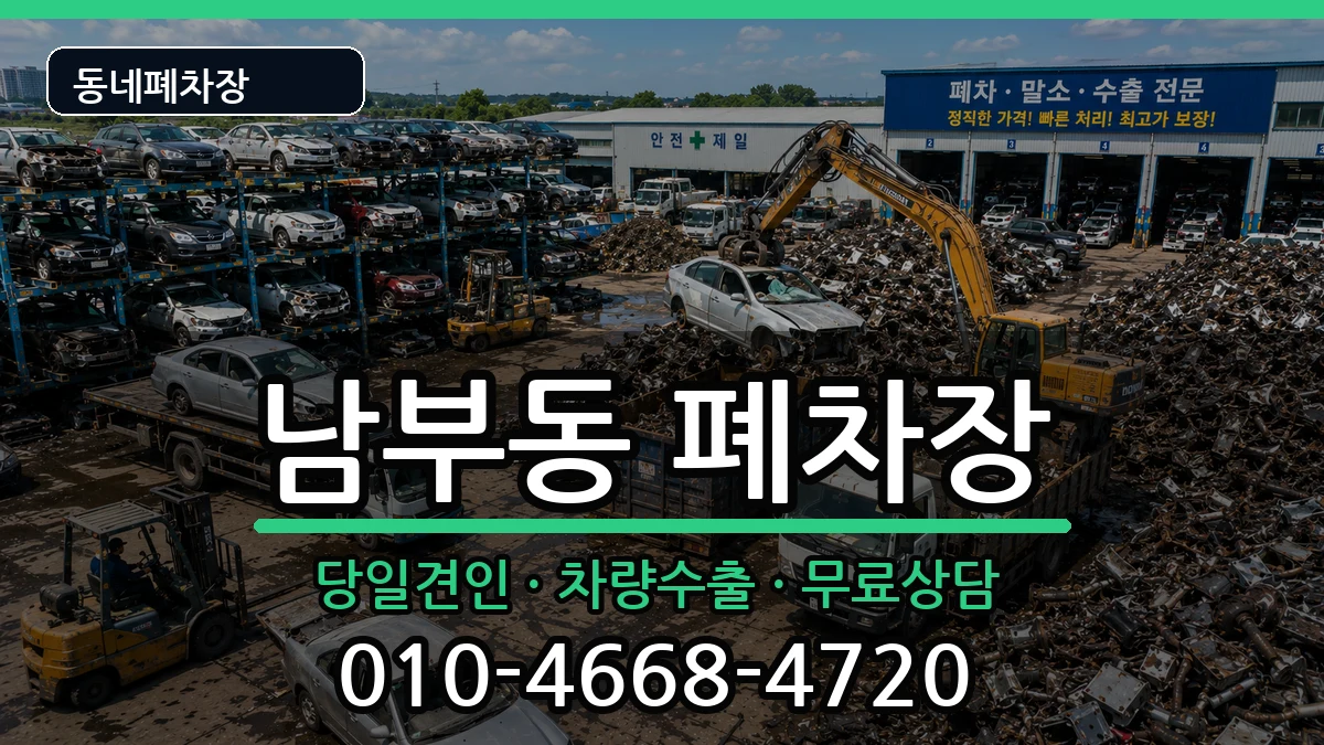 경상북도경산시남부동 폐차 경상북도경산시남부동 폐차 차량 처리 안내 이미지 3