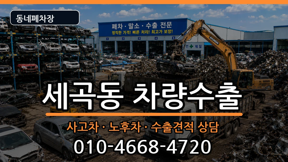 서울특별시강남구세곡동 차량수출 차량 처리 안내 이미지 2