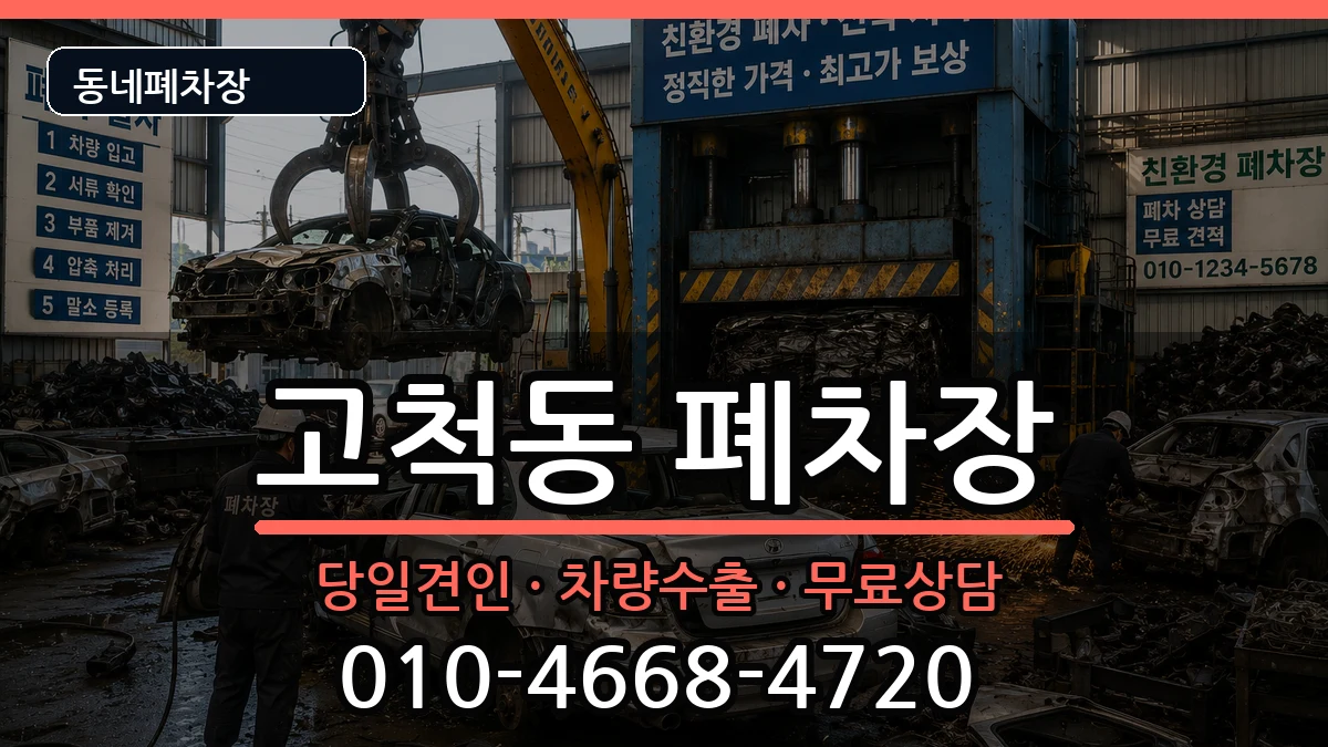 서울특별시구로구고척동 폐차 차량 처리 안내 이미지 1