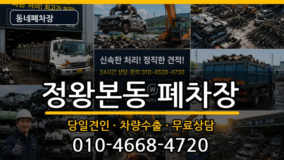 경기도시흥시정왕본동  폐차 비교형