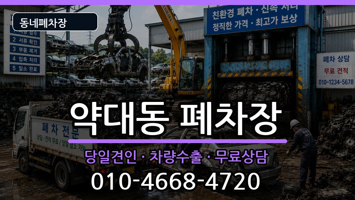 경기도부천시원미구약대동 폐차 경기도부천시원미구약대동 폐차 차량 처리 안내 이미지 1