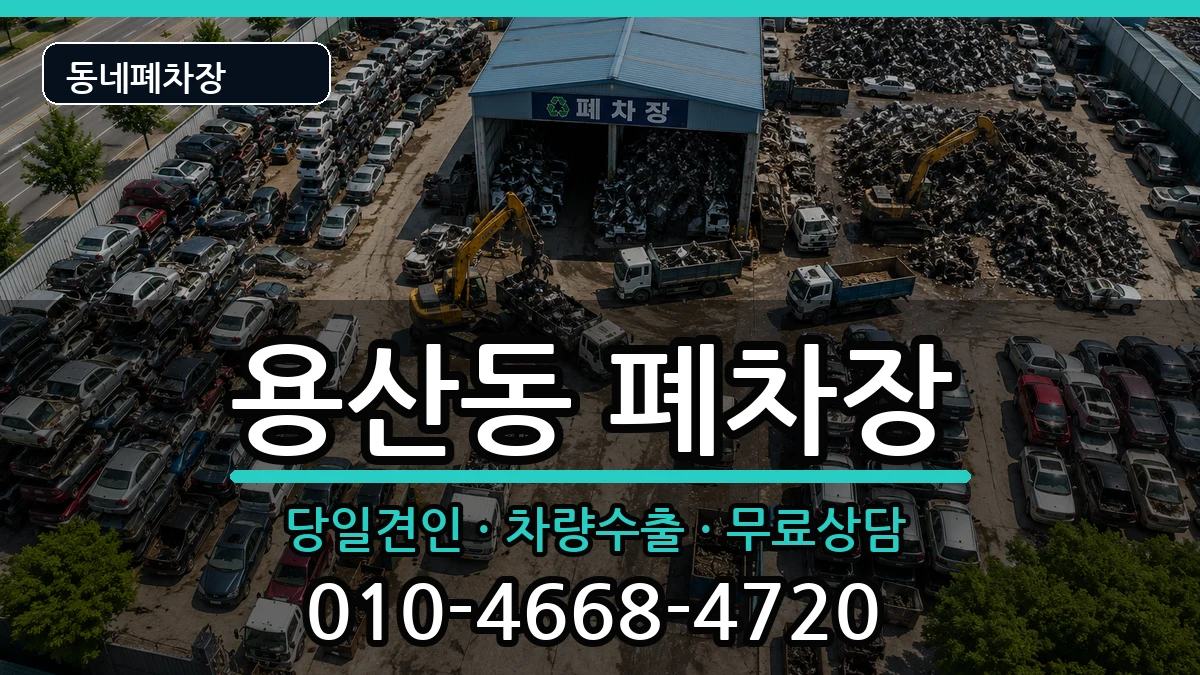 서울특별시용산구용산동 폐차 차량 처리 안내 이미지 2