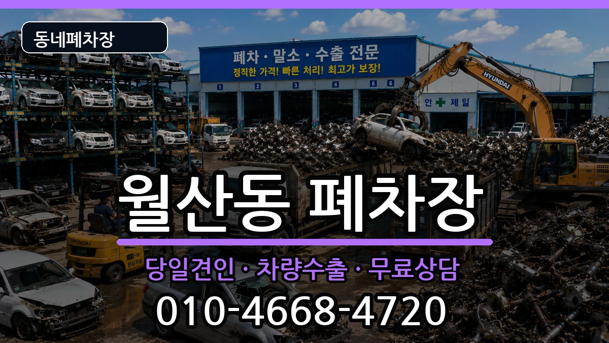 광주광역시남구월산동 폐차 광주광역시남구월산동 폐차 차량 처리 안내 이미지 1