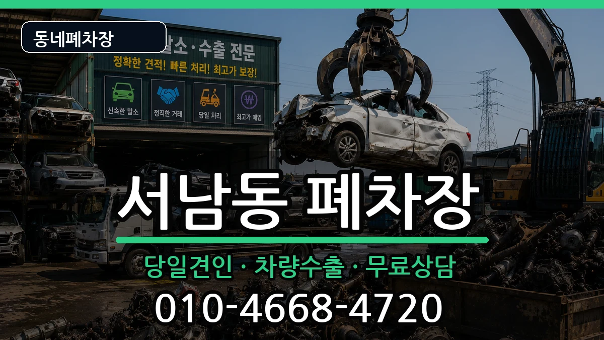 광주광역시동구서남동 폐차 광주광역시동구서남동 폐차 차량 처리 안내 이미지 2