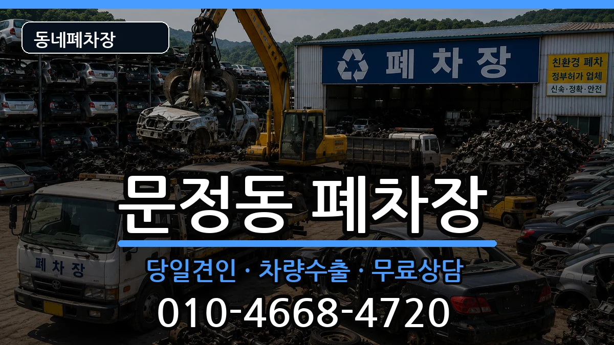 서울특별시송파구문정동 폐차 차량 처리 안내 이미지 1