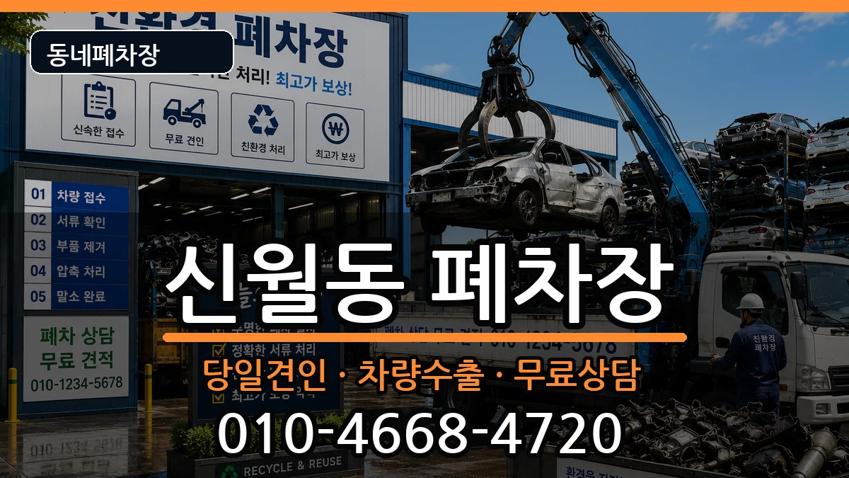 서울특별시양천구신월동 폐차 서울특별시양천구신월동 폐차 차량 처리 안내 이미지 1