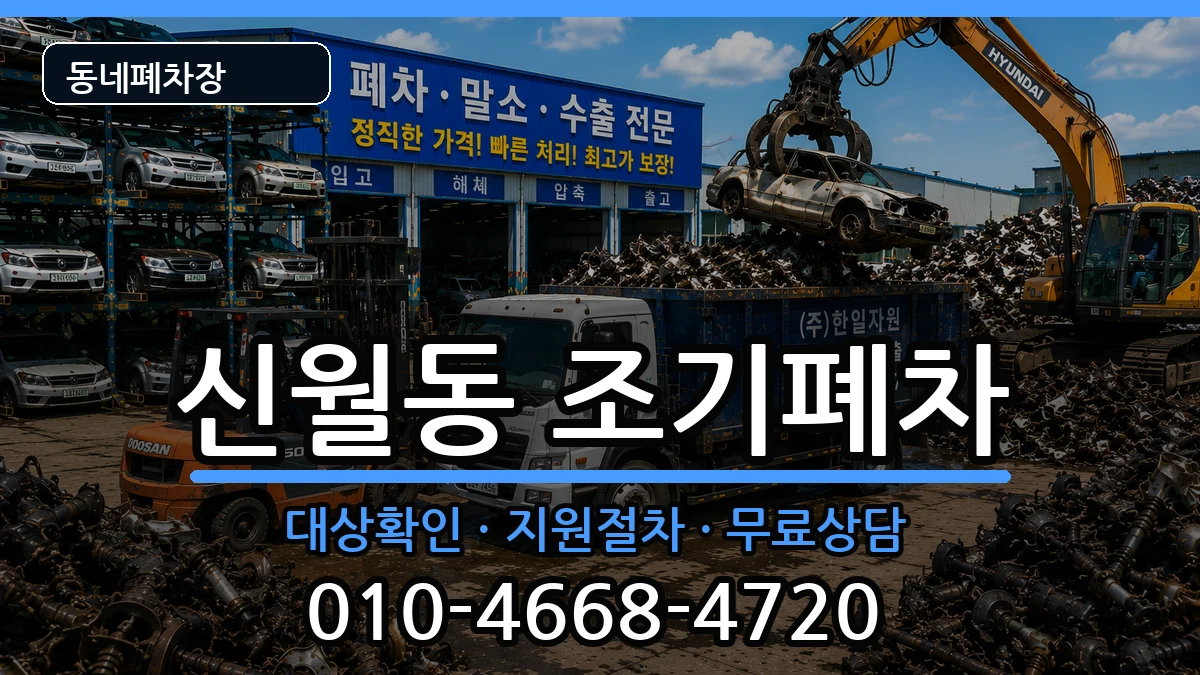 서울특별시양천구신월동 조기폐차 서울특별시양천구신월동 조기폐차 차량 처리 안내 이미지 3