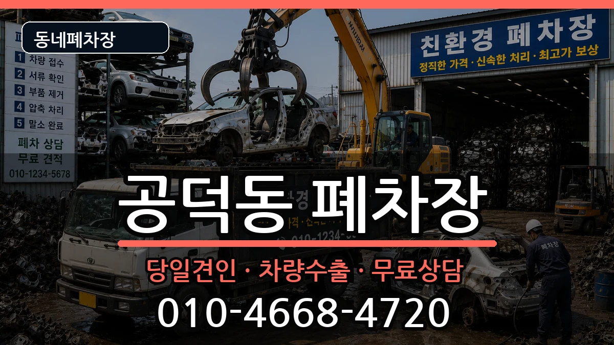 서울특별시마포구공덕동 폐차 서울특별시마포구공덕동 폐차 차량 처리 안내 이미지 1