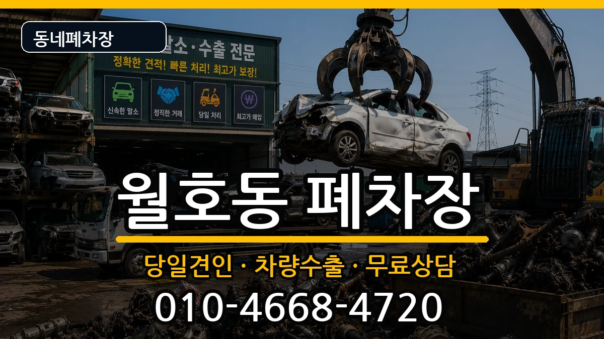 전라남도여수시월호동  폐차 사례형
