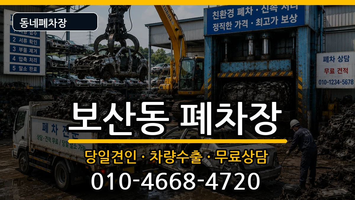 경기도동두천시보산동  폐차 주의사항형