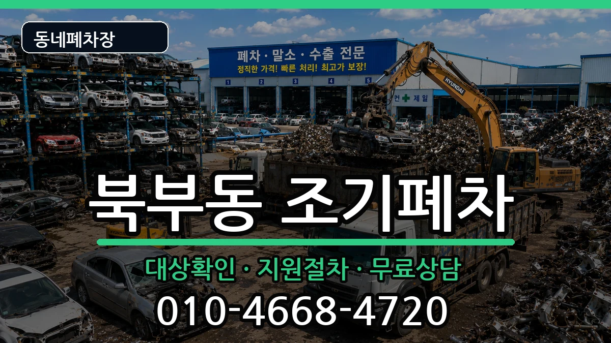 경상남도김해시북부동 조기폐차 차량 처리 안내 이미지 2
