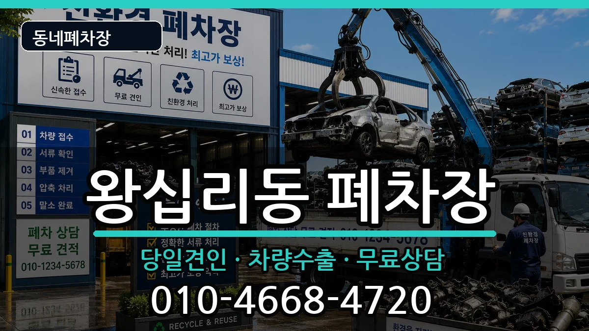 서울특별시성동구왕십리동 폐차 서울특별시성동구왕십리동 폐차 차량 처리 안내 이미지 1