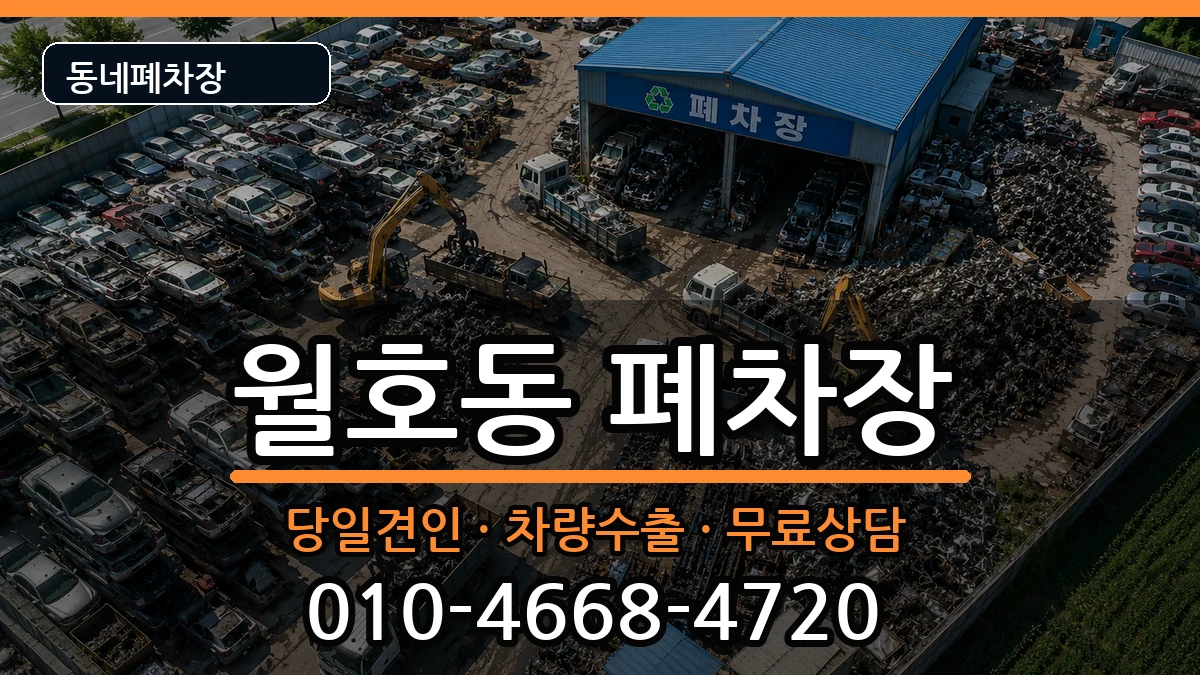전라남도여수시월호동  폐차 질문형