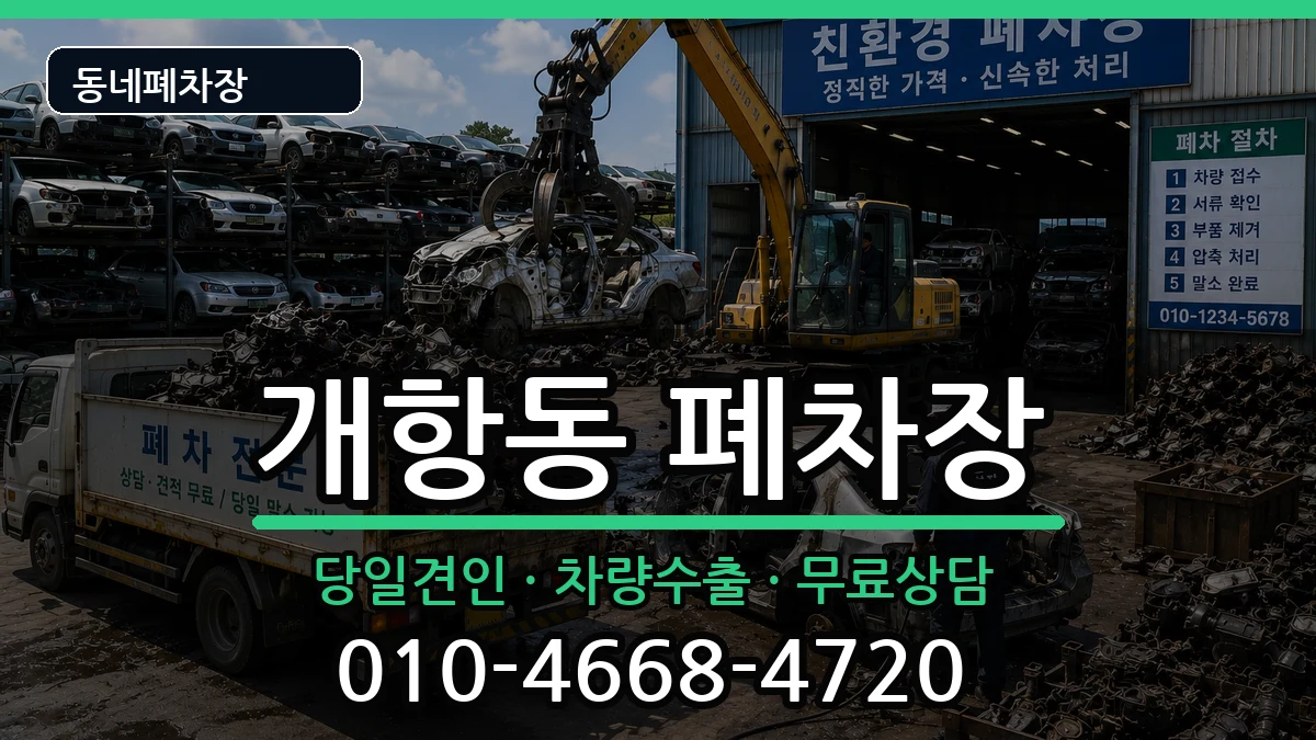 인천광역시중구개항동 폐차 인천광역시중구개항동 폐차 차량 처리 안내 이미지 3