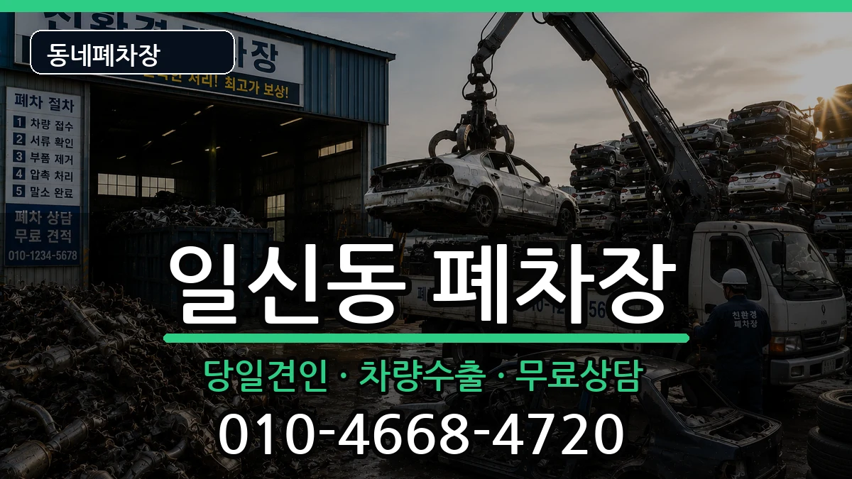 인천광역시부평구일신동 폐차 차량 처리 안내 이미지 3