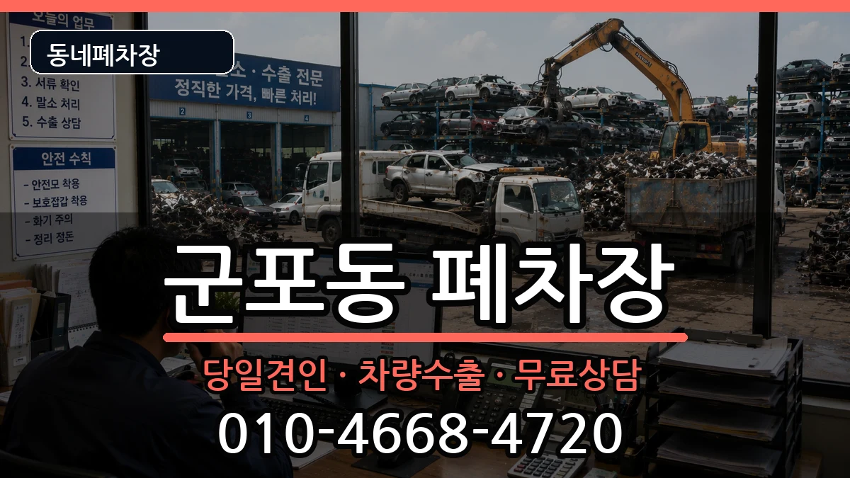 경기도군포시군포동 폐차 경기도군포시군포동 폐차 차량 처리 안내 이미지 2