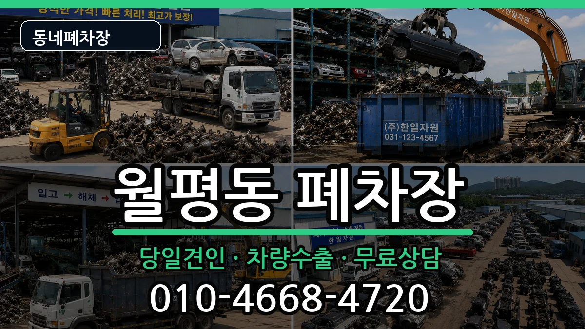 대전광역시서구월평동  폐차 절차형
