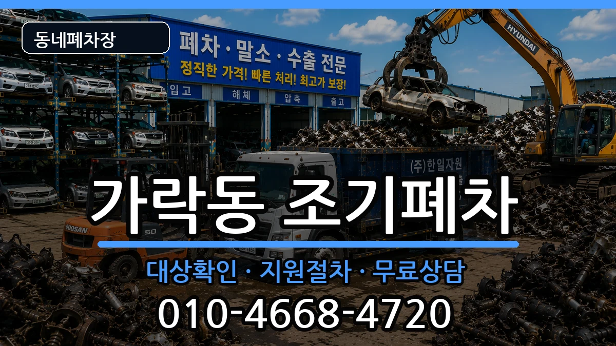 서울특별시송파구가락동 조기폐차 차량 처리 안내 이미지 2