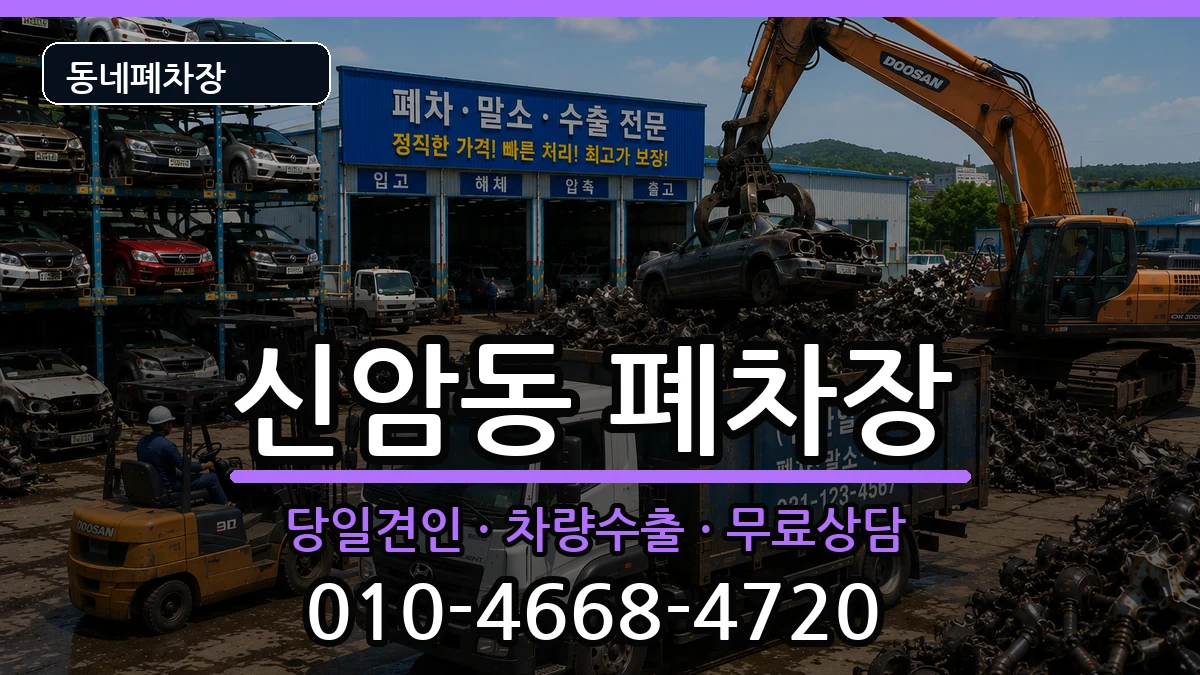 대구광역시동구신암동  폐차 절차형