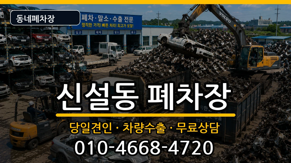 서울특별시동대문구신설동 폐차 차량 처리 안내 이미지 3