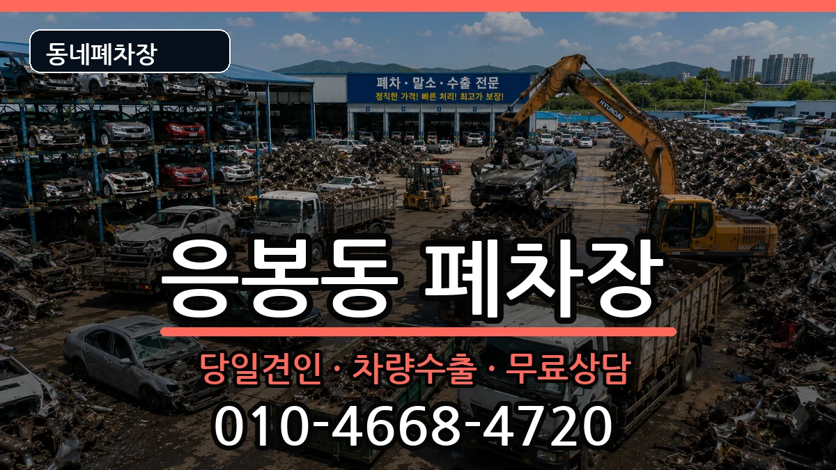 서울특별시성동구응봉동  폐차 비용형