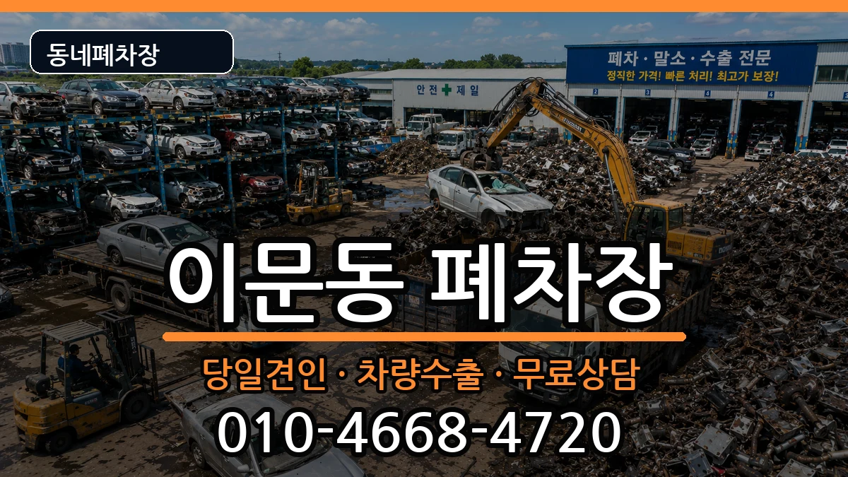 서울특별시동대문구이문동 폐차 차량 처리 안내 이미지 1