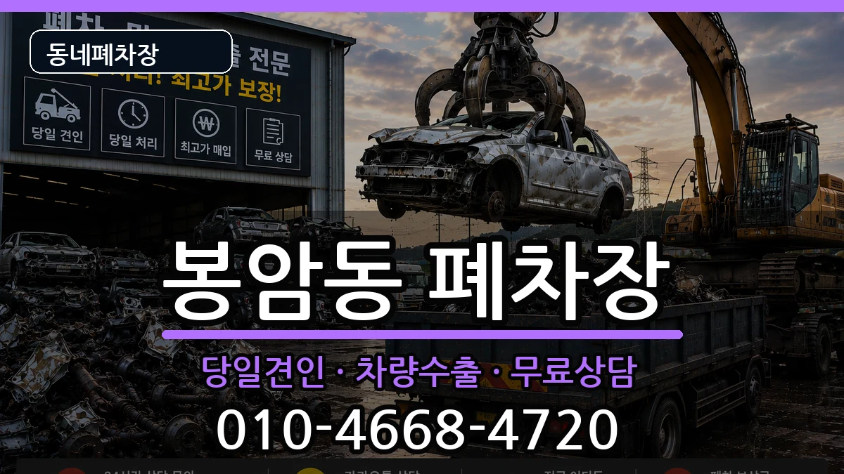 경상남도창원시마산회원구봉암동  폐차 사례형