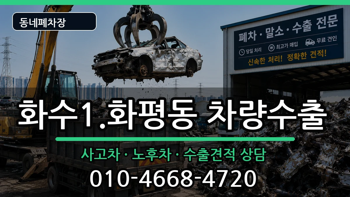인천광역시동구화수1.화평동 차량수출 차량 처리 안내 이미지 2