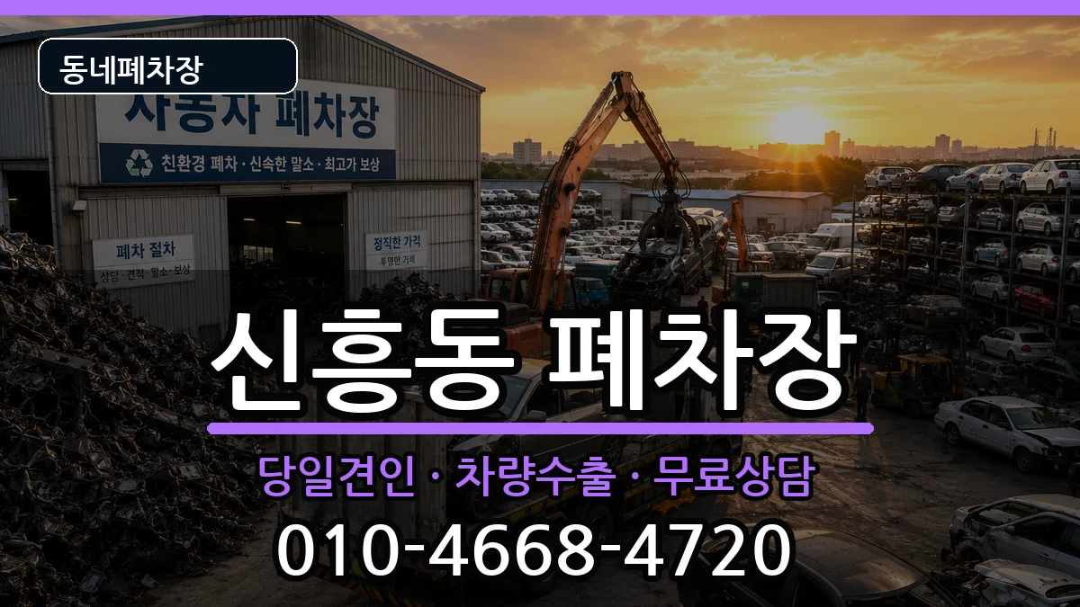 광주광역시광산구신흥동  폐차 정보형