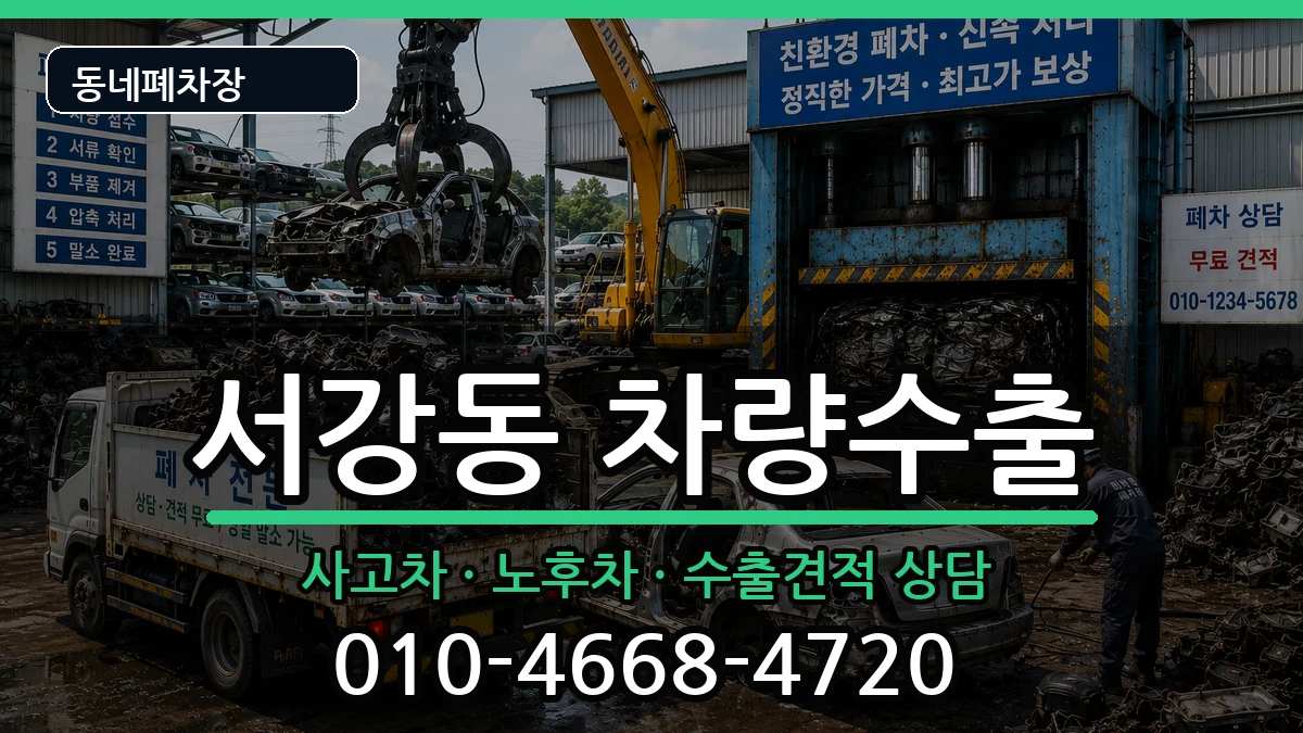 서울특별시마포구서강동 차량수출 차량 처리 안내 이미지 2