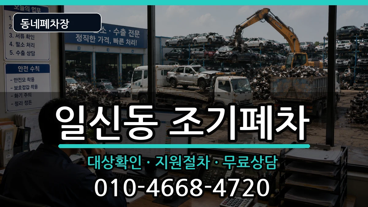 인천광역시부평구일신동 조기폐차 차량 처리 안내 이미지 3