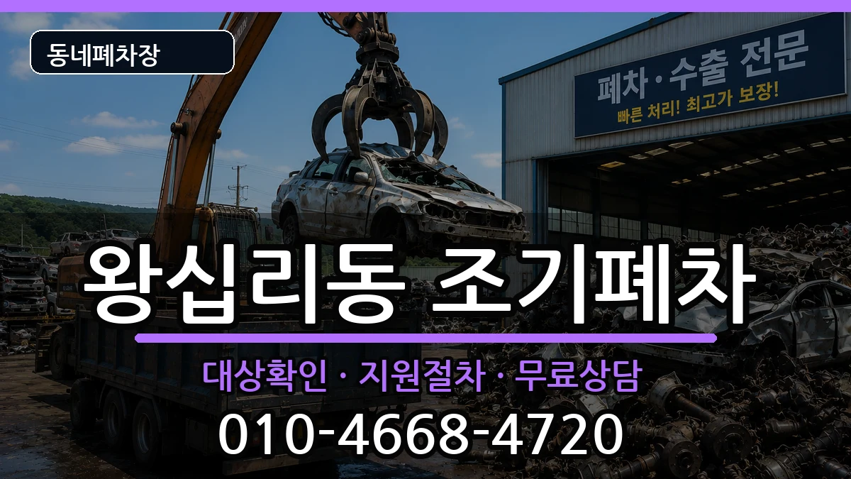 서울특별시성동구왕십리동  조기폐차 사례형