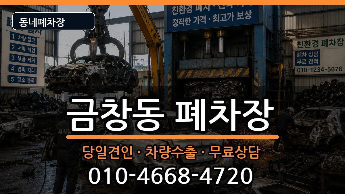 인천광역시동구금창동 폐차 차량 처리 안내 이미지 1