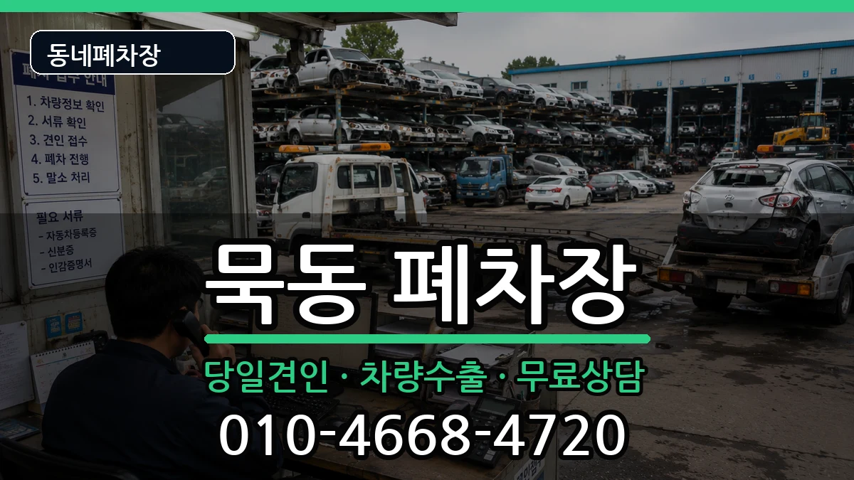 서울특별시중랑구묵동 폐차 차량 처리 안내 이미지 2
