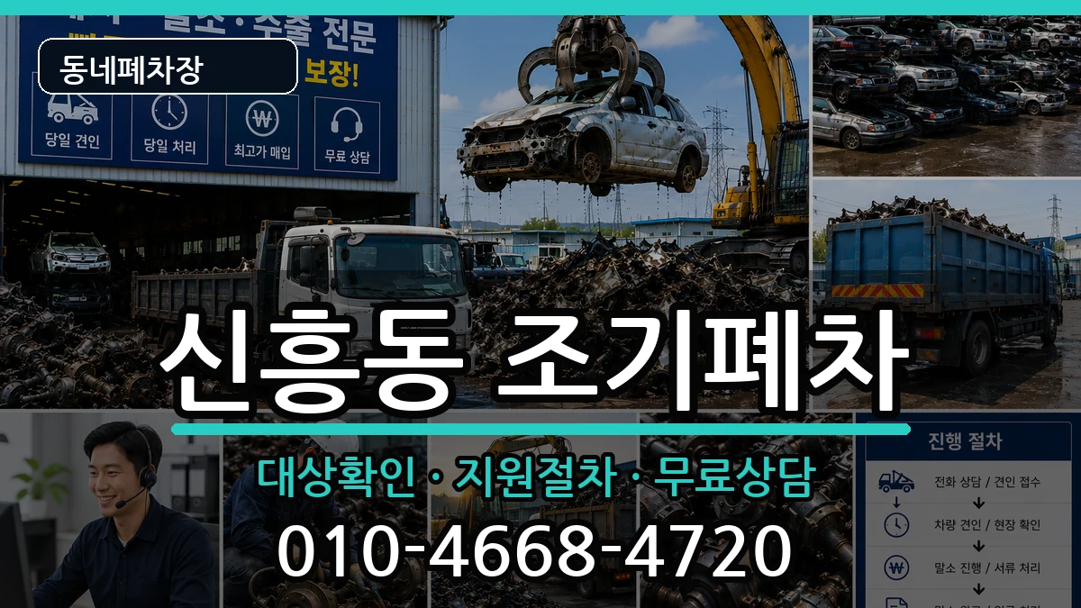 인천광역시중구신흥동 조기폐차 차량 처리 안내 이미지 2