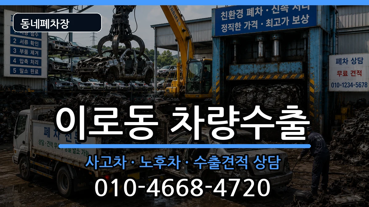전라남도목포시이로동 차량수출 차량 처리 안내 이미지 3