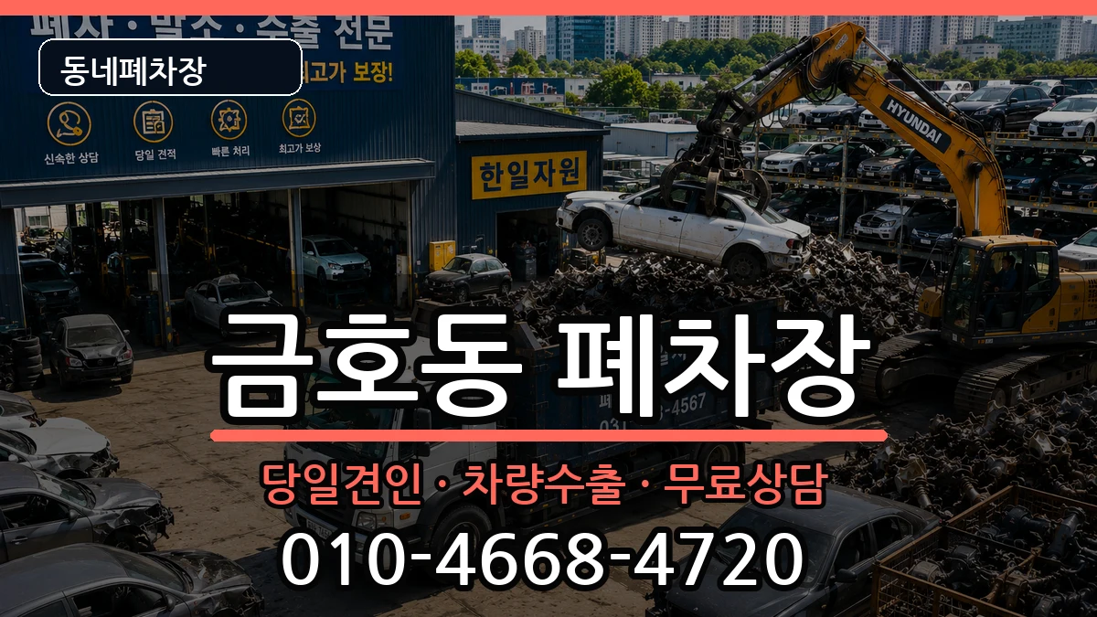 서울특별시성동구금호동 폐차 차량 처리 안내 이미지 1