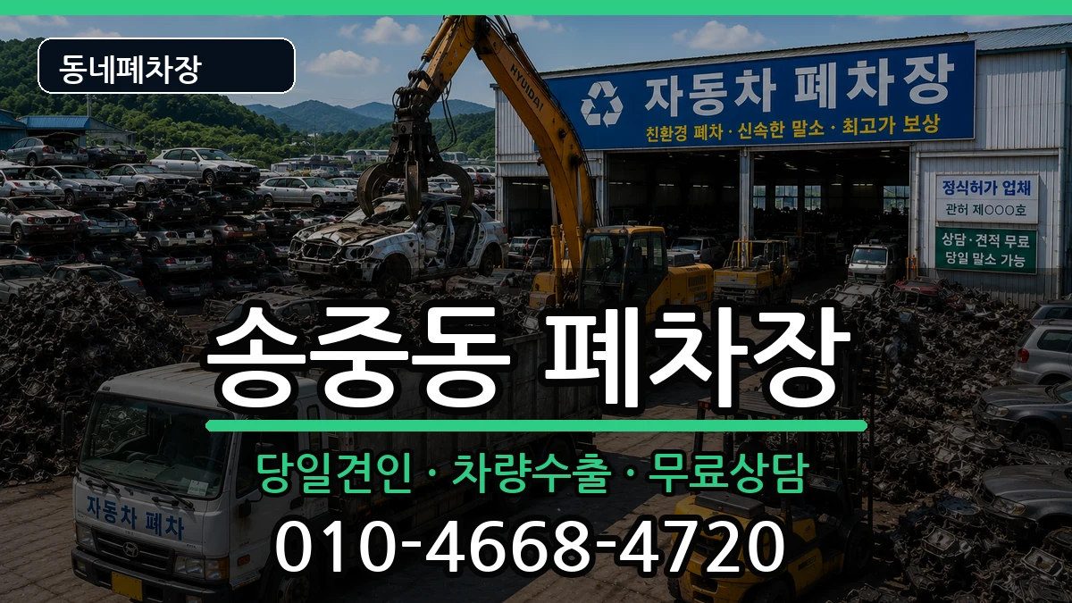 서울특별시강북구송중동 폐차 서울특별시강북구송중동 폐차 차량 처리 안내 이미지 2