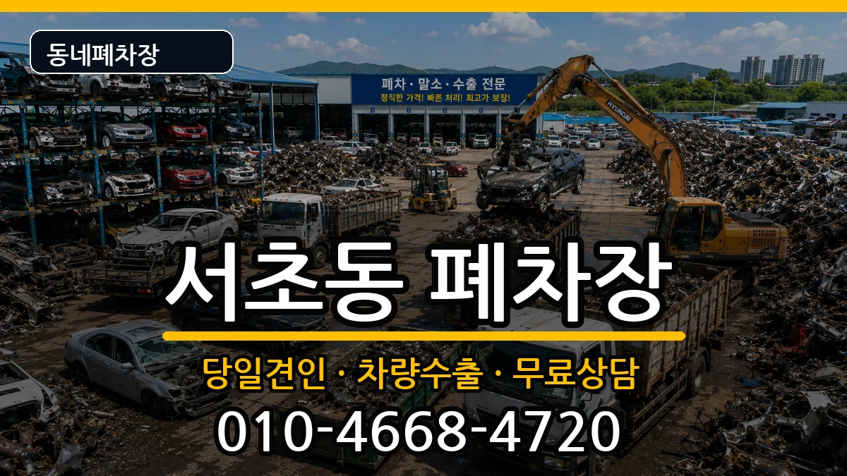 서울특별시서초구서초동 폐차 서울특별시서초구서초동 폐차 차량 처리 안내 이미지 3