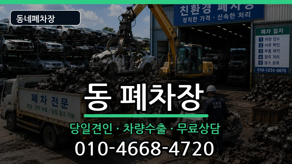 경기도구리시동구동  폐차 지역형