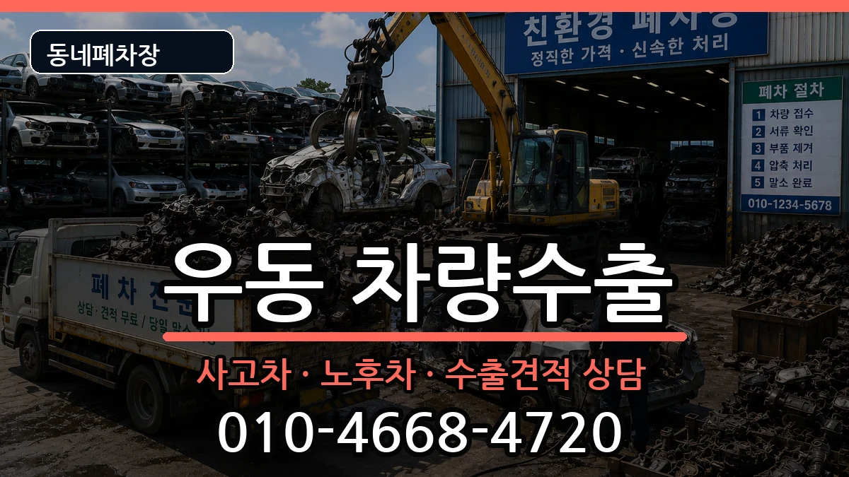 부산광역시해운대구우동 차량수출 차량 처리 안내 이미지 1