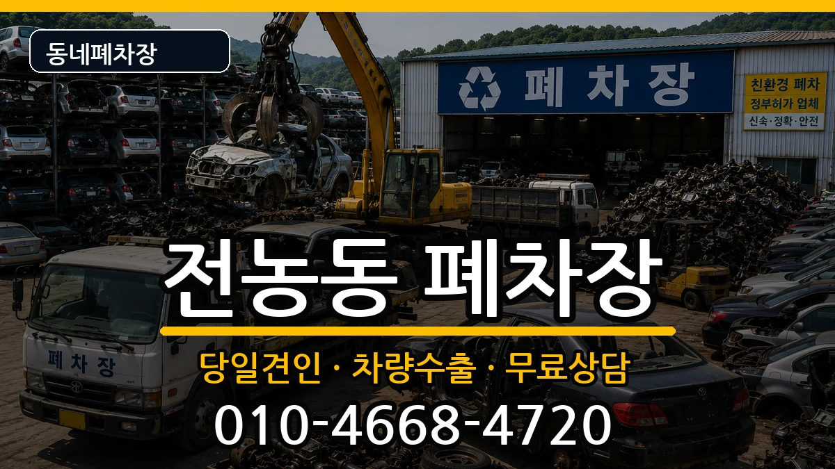 서울특별시동대문구전농동 폐차 서울특별시동대문구전농동 폐차 차량 처리 안내 이미지 2